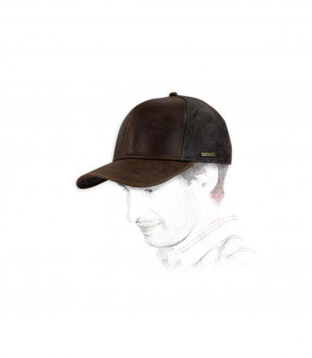 Leather campbell cap